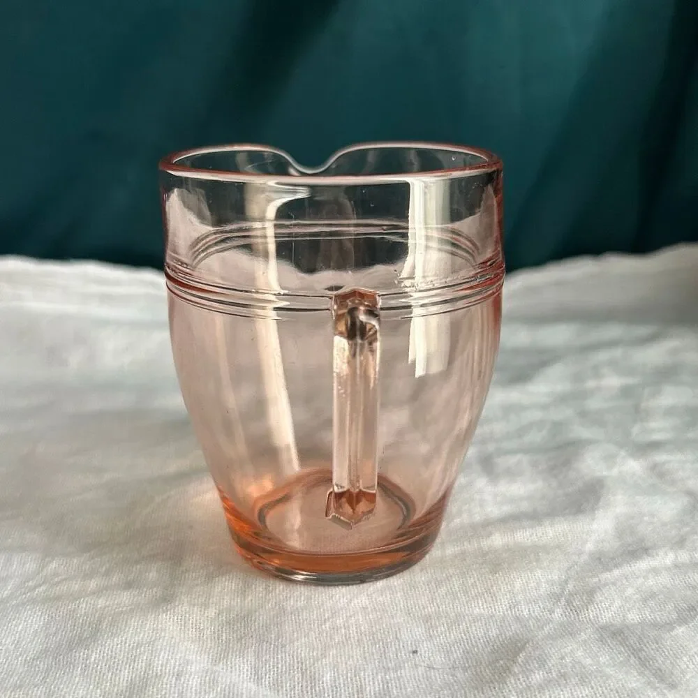 Vintage Fostoria Priscilla Pink Glass Creamer